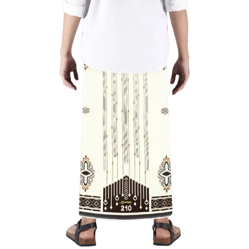 Sarong Mangga Millenium Dobby Floral Ivory Sarong Mangga Millenium Dobby Floral Ivory