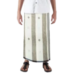 Sarong Mangga Millenium Dobby Floral Mocca Cream