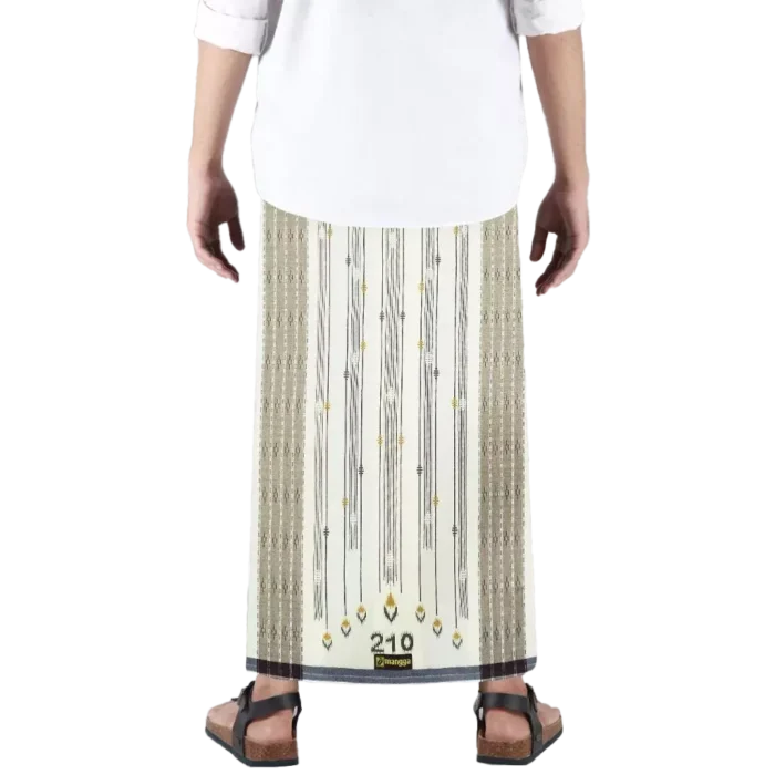 Sarong Mangga Millenium Dobby Floral Mocca Cream