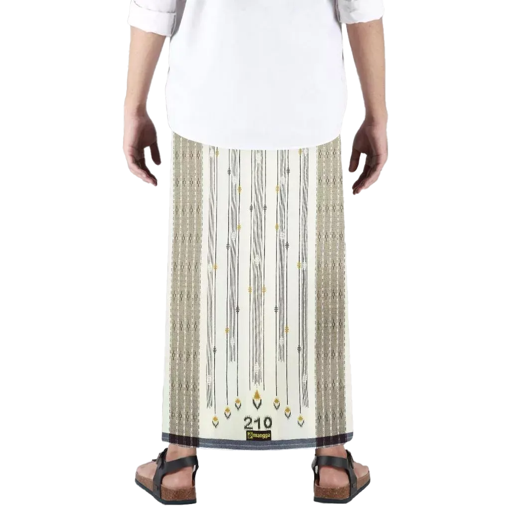 Sarong Mangga Millenium Dobby Floral Mocca Cream Sarong Mangga Millenium Dobby Floral Mocca Cream