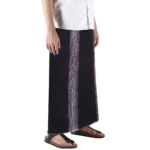 Sarong Mangga Millenium Dobby Floral Pink Black
