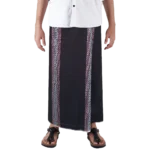Sarong Mangga Millenium Dobby Floral Pink Black