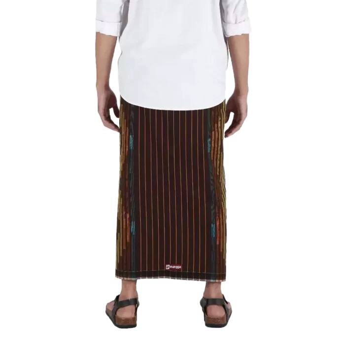 Sarung Mangga Millenium Dobby Exclusive Dark Brown 1