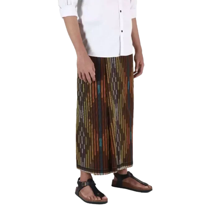 Sarung Mangga Millenium Dobby Exclusive Dark Brown