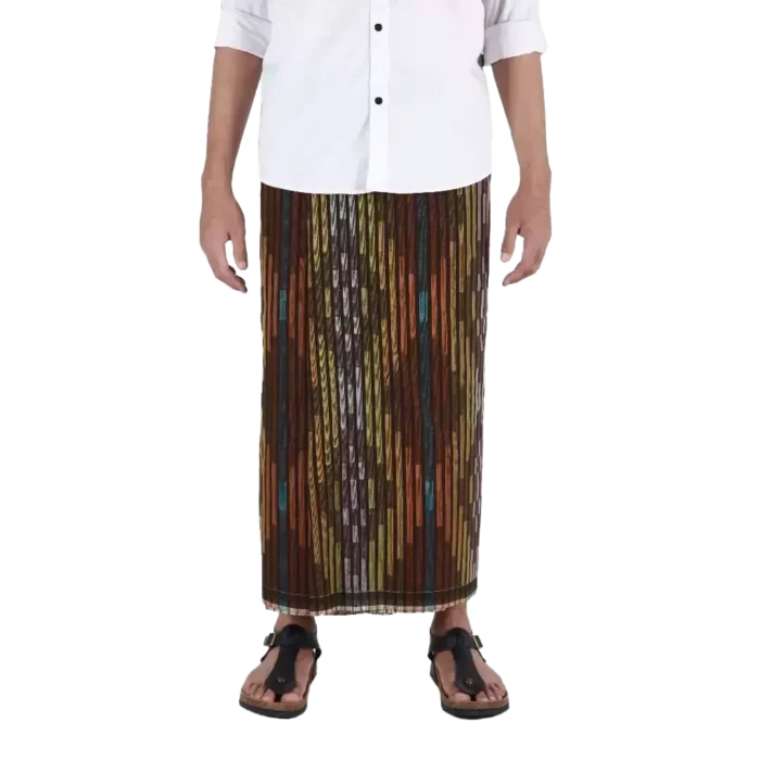 Sarung Mangga Millenium Dobby Exclusive Dark Brown