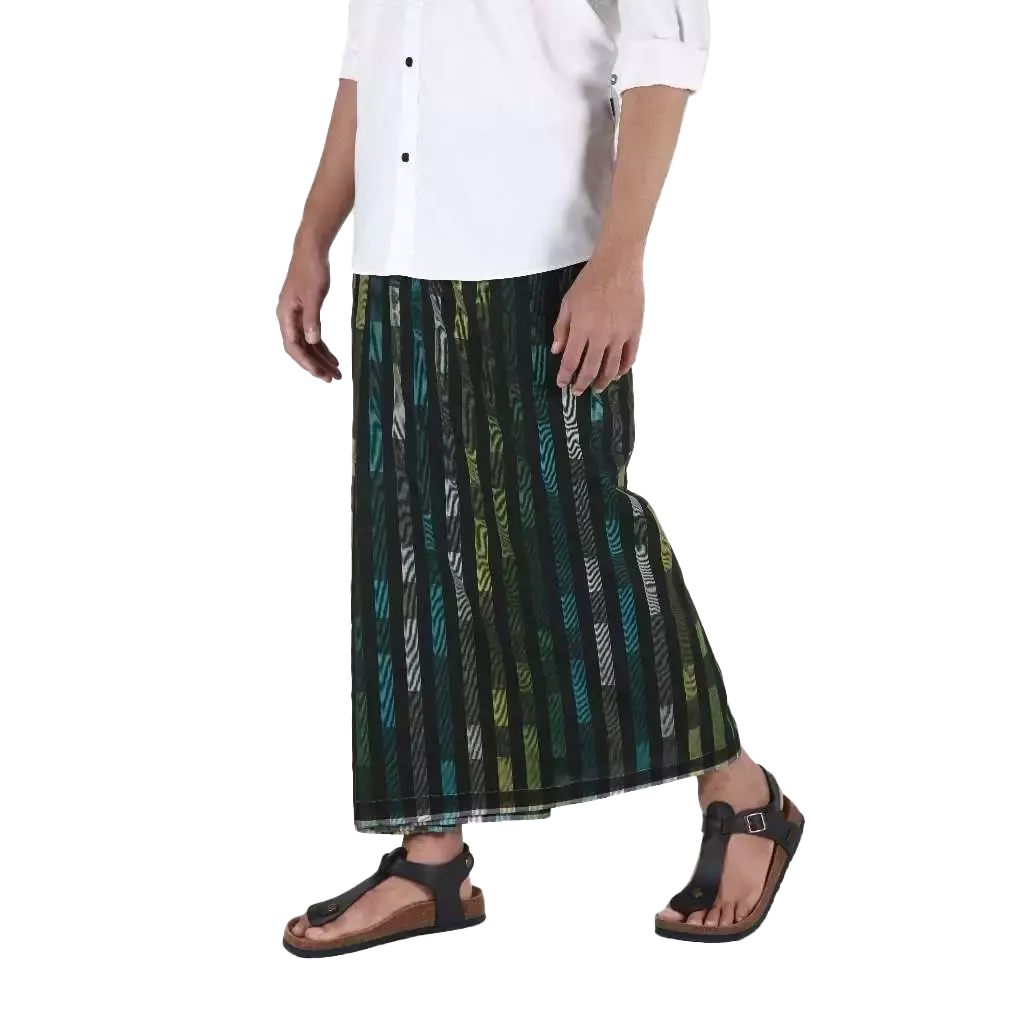 Sarung Mangga Millenium Dobby Exclusive Green Black Sarung Mangga Millenium Dobby Exclusive Green Black