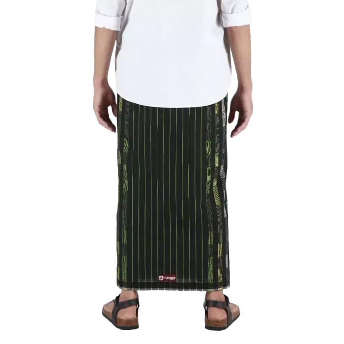 Sarung Mangga Millenium Dobby Exclusive Green Black