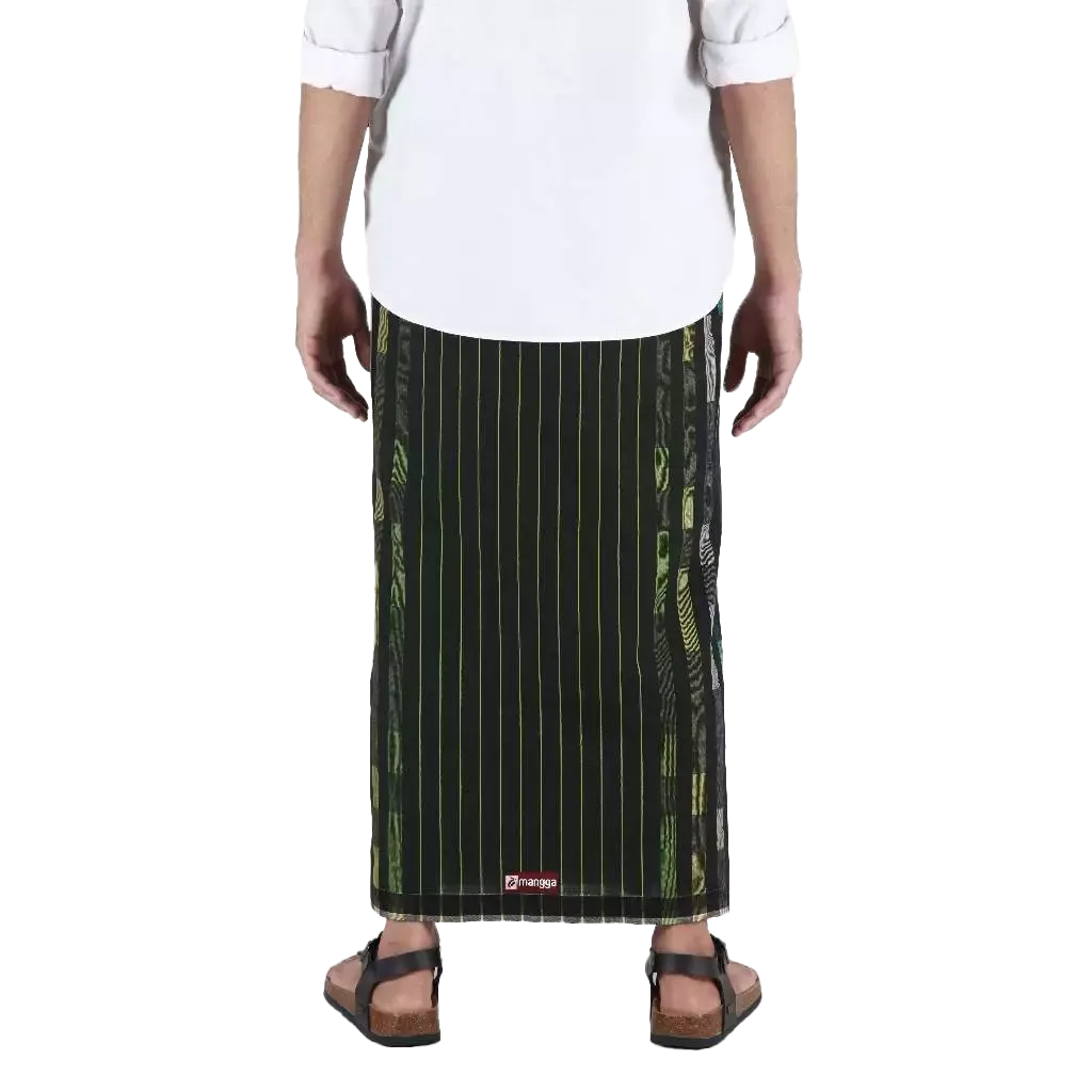 Sarung Mangga Millenium Dobby Exclusive Green Black Sarung Mangga Millenium Dobby Exclusive Green Black