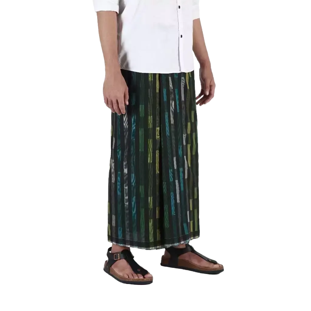 Sarung Mangga Millenium Dobby Exclusive Green Black Sarung Mangga Millenium Dobby Exclusive Green Black
