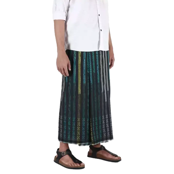 Sarung Mangga Millenium Dobby Exclusive Green Tosca Black