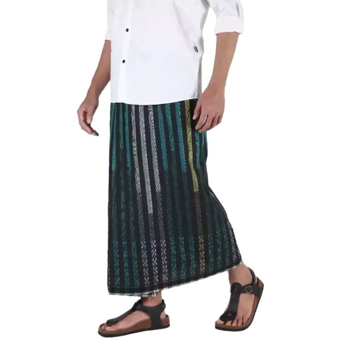 Sarung Mangga Millenium Dobby Exclusive Green Tosca Black