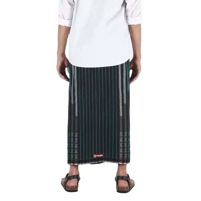 Sarung Mangga Millenium Dobby Exclusive Green Tosca Black