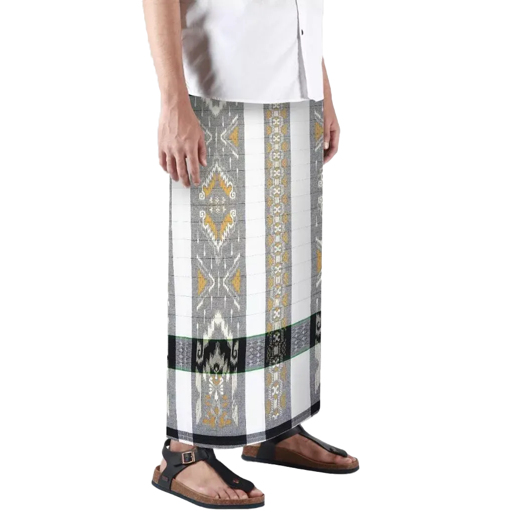 Sarung Mangga Millenium Dobby Exclusive Green White Sarung Mangga Millenium Dobby Exclusive Green White