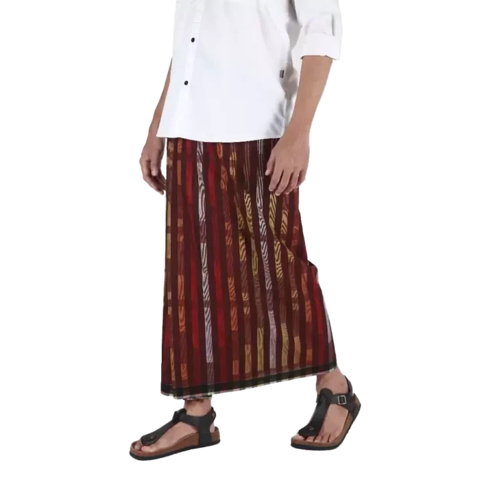 Sarung Mangga Millenium Dobby Exclusive Maroon Reds