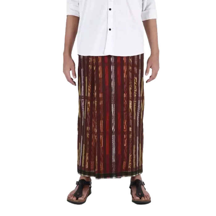 Sarung Mangga Millenium Dobby Exclusive Maroon Red