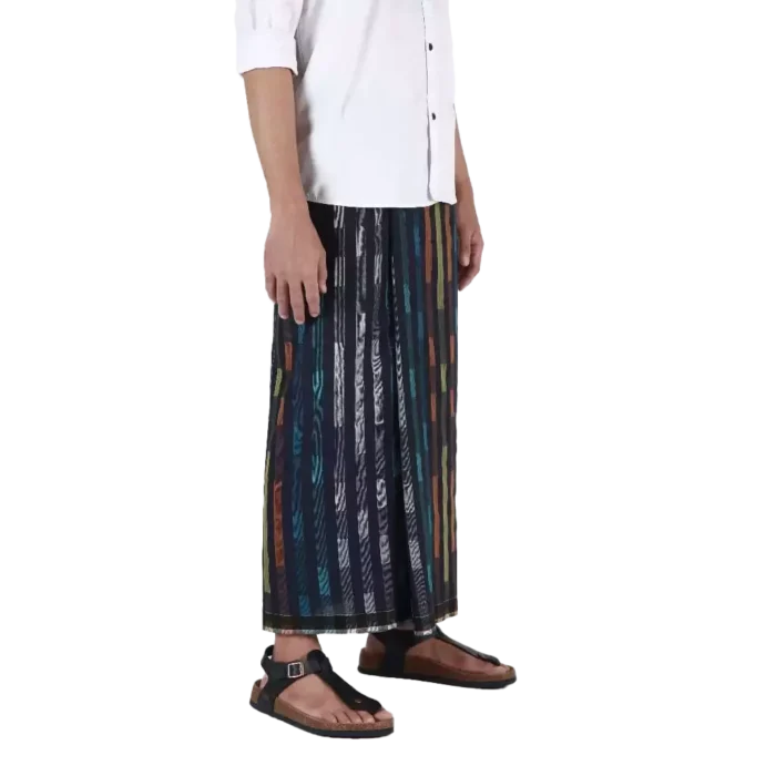 Sarung Mangga Millenium Dobby Exclusive Navy