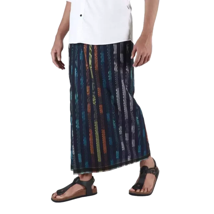 Sarung Mangga Millenium Dobby Exclusive Navy
