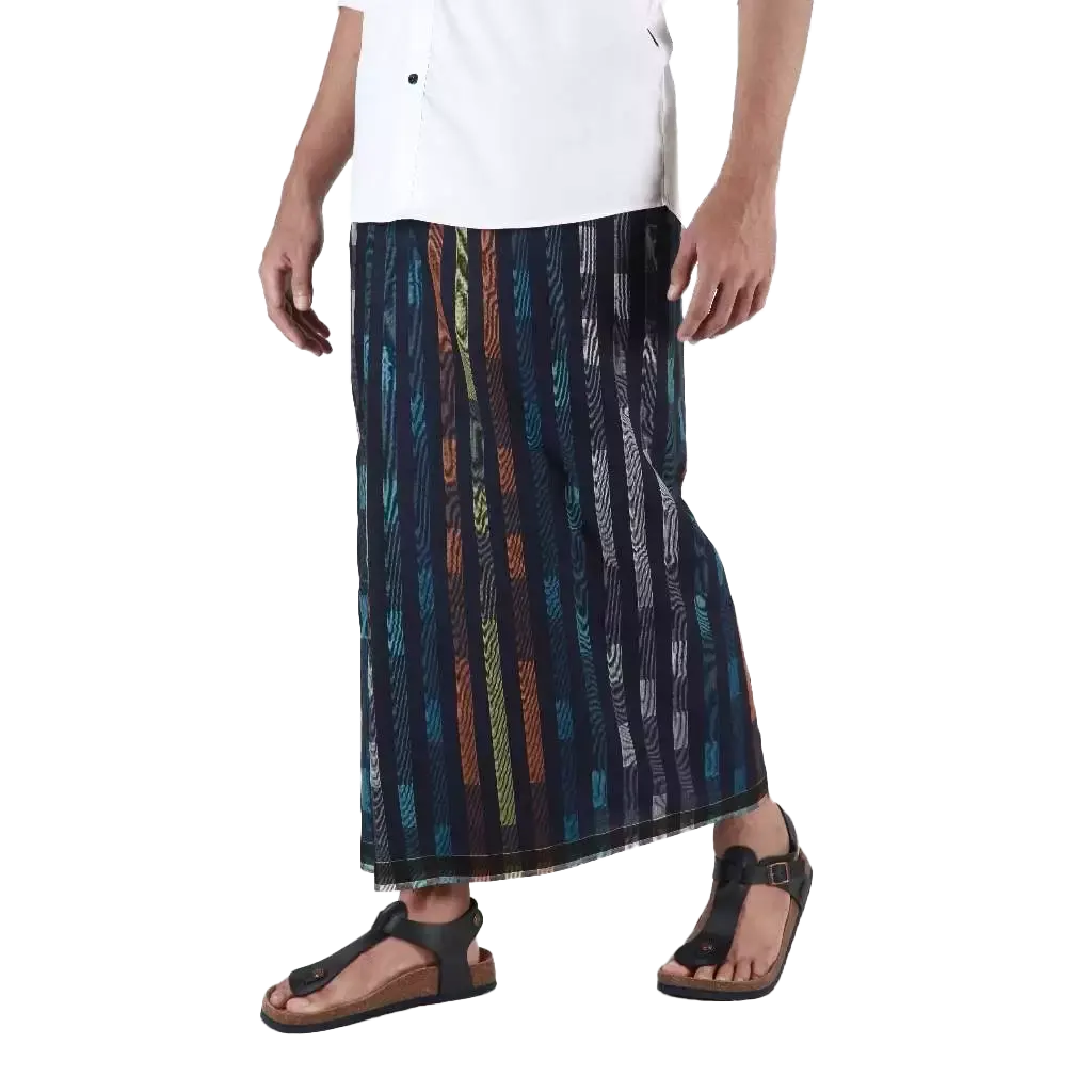 Sarung Mangga Millenium Dobby Exclusive Navy 2 Sarung Mangga Millenium Dobby Exclusive Navy