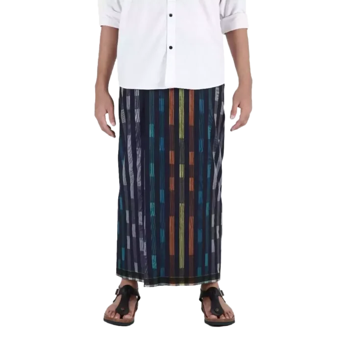 Sarung Mangga Millenium Dobby Exclusive Navy