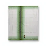 Wadimor Madras 555 White Cotton Sarong Light Green