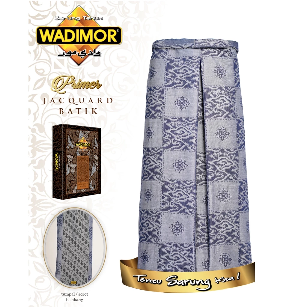 Wadimor Macawis Jacquard Batik Bright Grey Wadimor Macawis Jacquard Batik Bright Grey