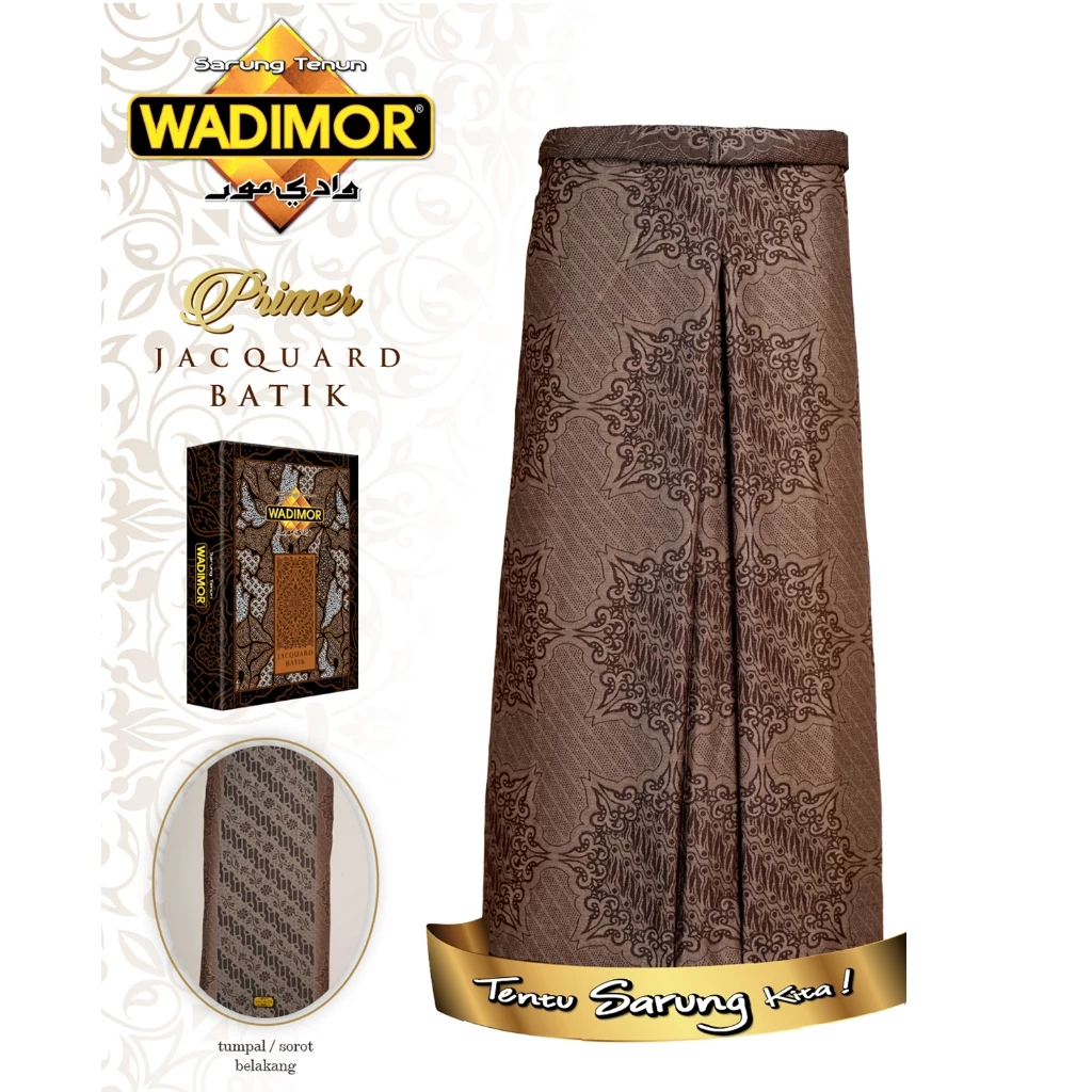 Wadimor Macawis Jacquard Batik Cappucino Brown Wadimor Macawis Jacquard Batik Cappucino Brown