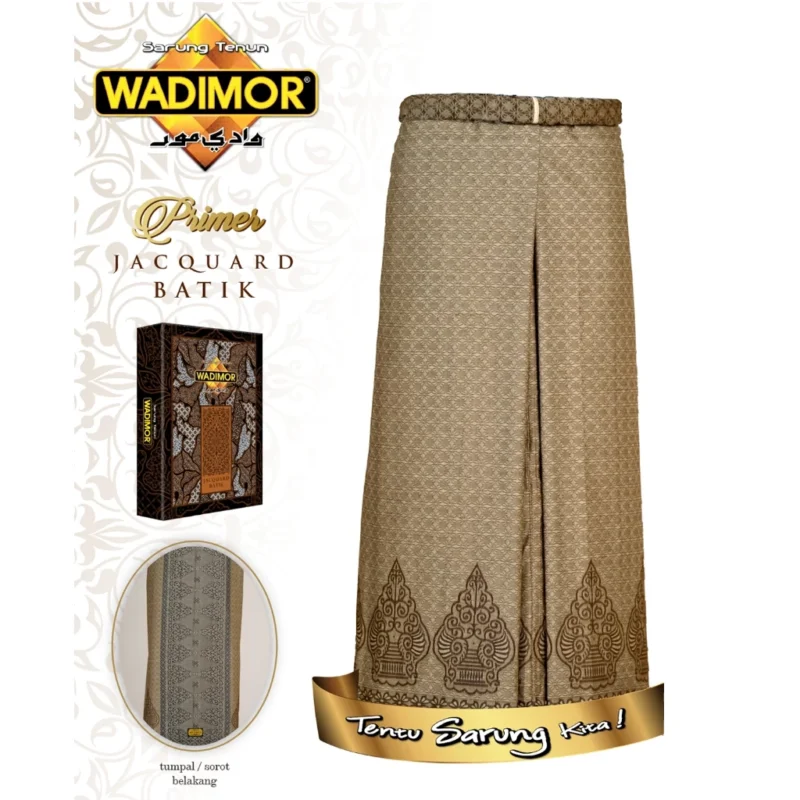 Wadimor Macawis Jacquard Batik Chocolate Brown