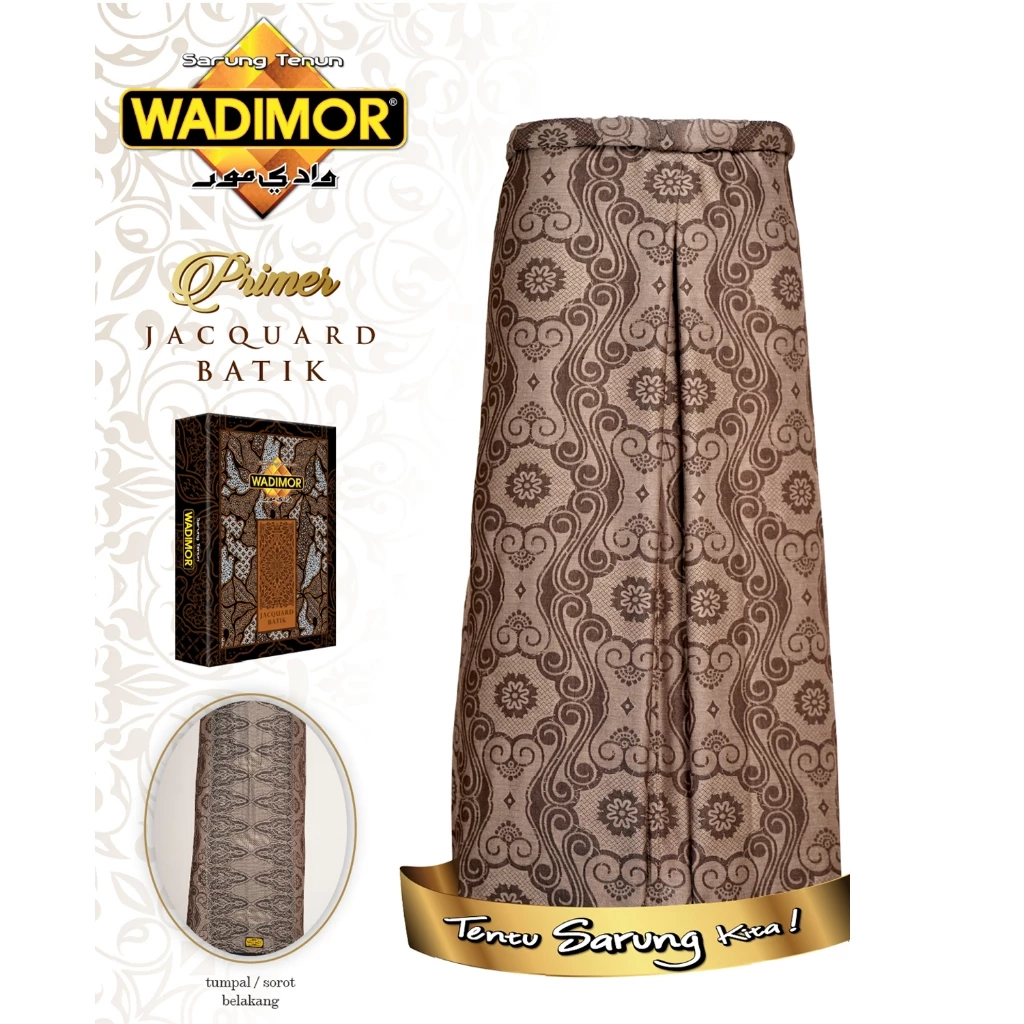 Wadimor Macawis Jacquard Batik Pastel Brown
