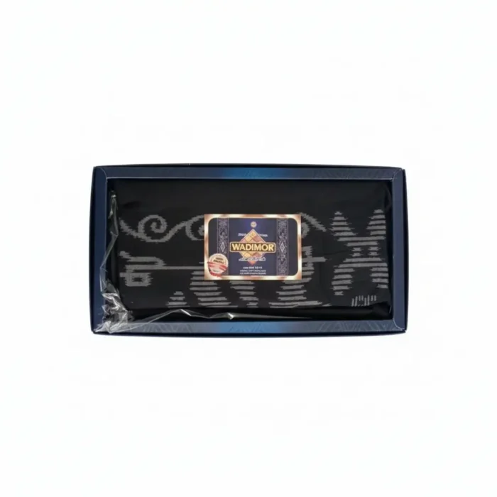 Woven Cotton Sarong For Men By Wadimor Black