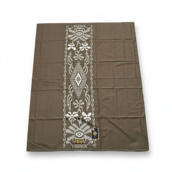 Woven Cotton Sarong For Men By Wadimor Light Brown