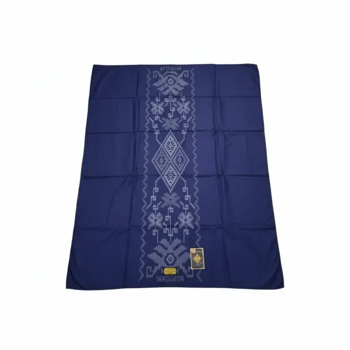Woven Cotton Sarong For Men By Wadimor Dark Blue