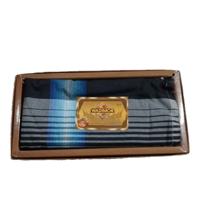 Sarong Wadimor Padang Black Blue