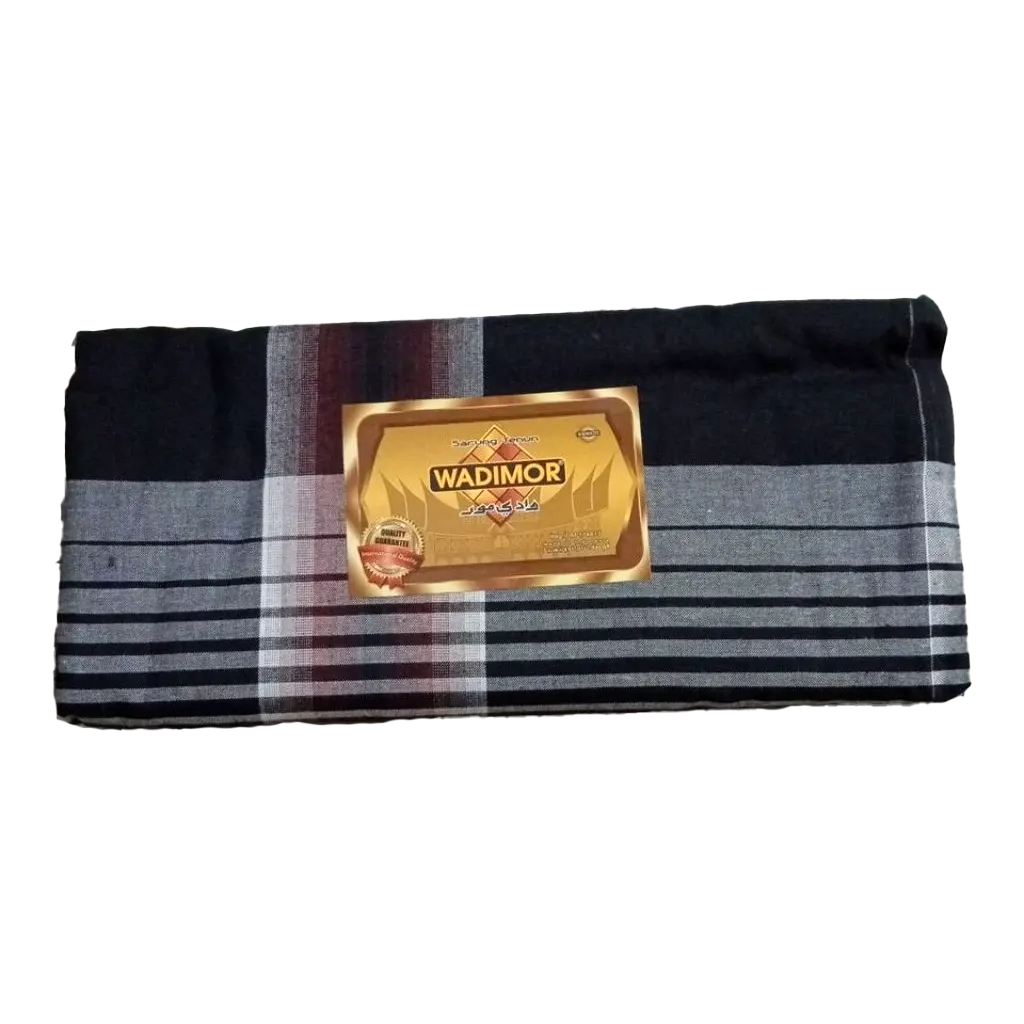 Sarong Wadimor Padang Mocca Brown Black Sarong Wadimor Padang Mocca Brown Black